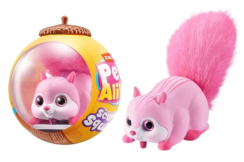 Інтерактивна іграшка 9565B PETS ALIVE S1 – БІЛОЧКА (рожевий)