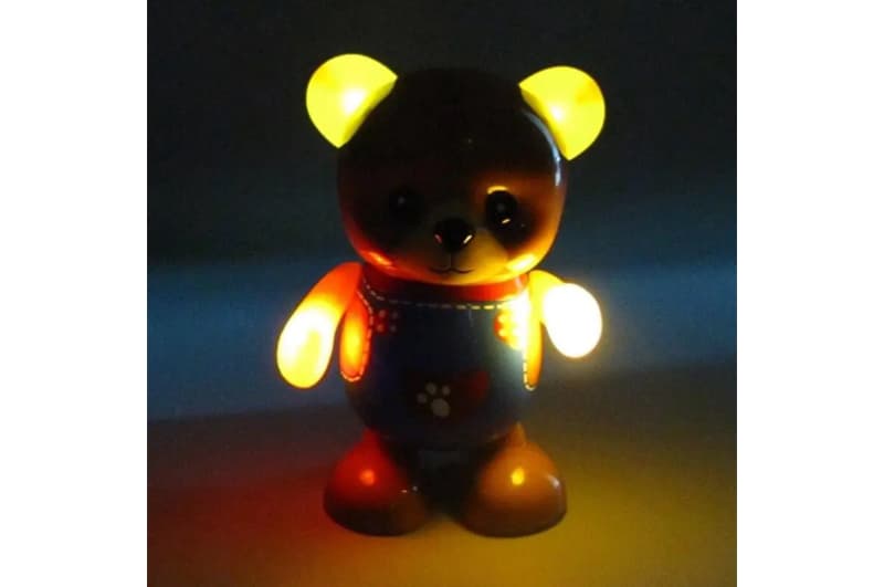 Ведмедик-танцюрист YG TOYS на батарейках, з музикою та світлом, фото 2