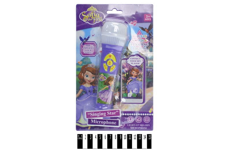 Музичний мікрофон YG TOYS зі світлом, на блістері
