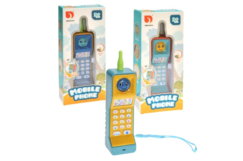 Іграшка-мобільний телефон на батарейках YG TOYS DJ221, 3 кольори