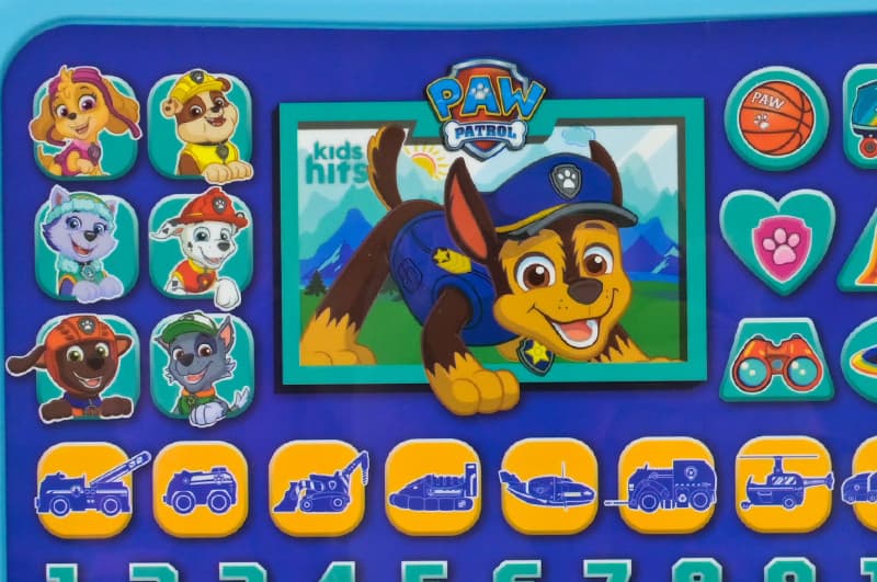 Планшет KH01/013L "Перші знання" Paw Patrol, на батарейках, в коробці р.25х27х4 см KidsHits, фото 2