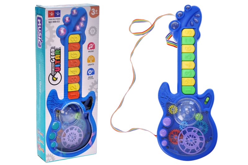 Гітара на батарейках 999-53 в коробці YG Toys