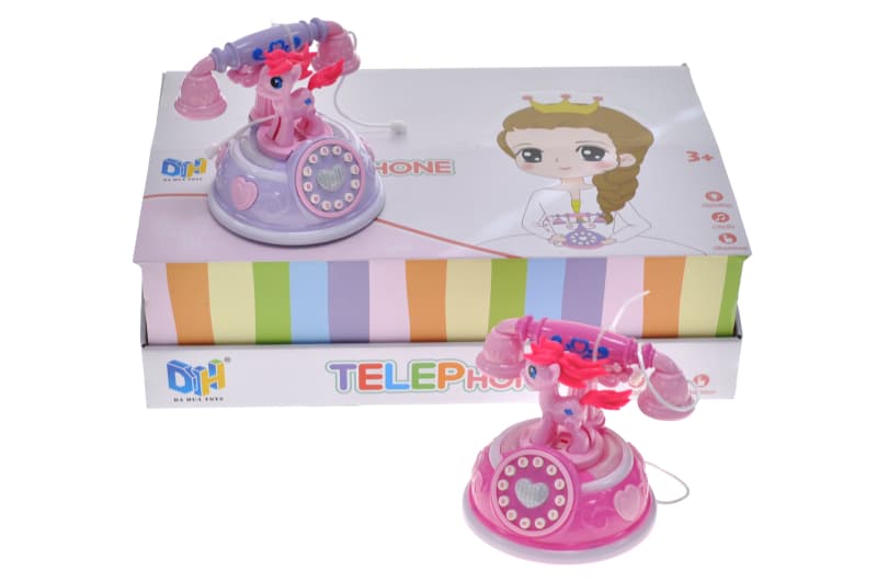 Музичний телефон на батарейках YG TOYS, 6 шт. у коробці