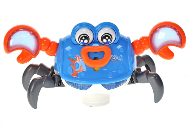 Краб танцюючий ZR222 на батарейках, в коробці р.12,2x12,2x13,7 см YG Toys, фото 5