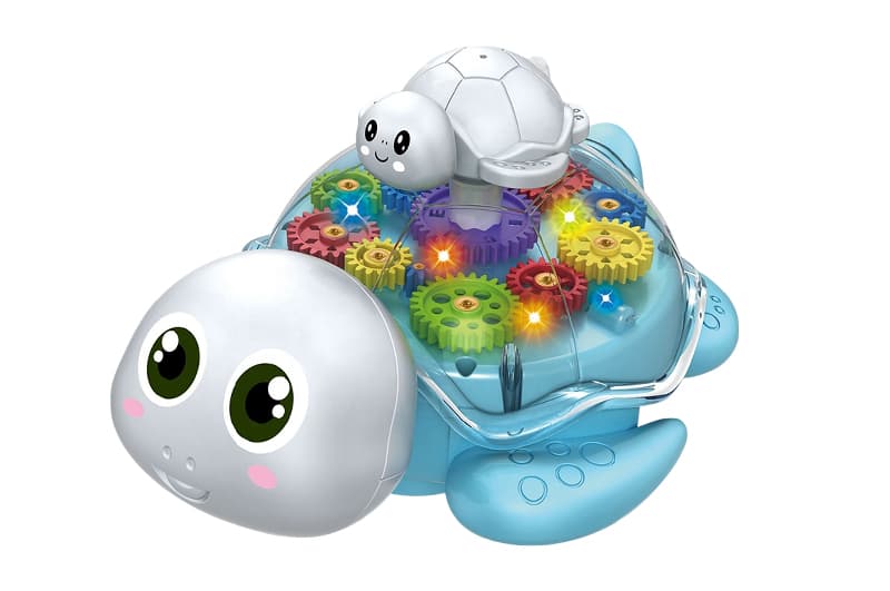 Іграшка-черепаха YG Toys 8816 на батарейках, що їздить, зі світлом і музикою, фото 2