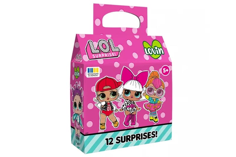 Подарунковий набір LOL70229 "L.O.L SURPRISE" 12 сюрпризів в коробці LOVIN, фото 3
