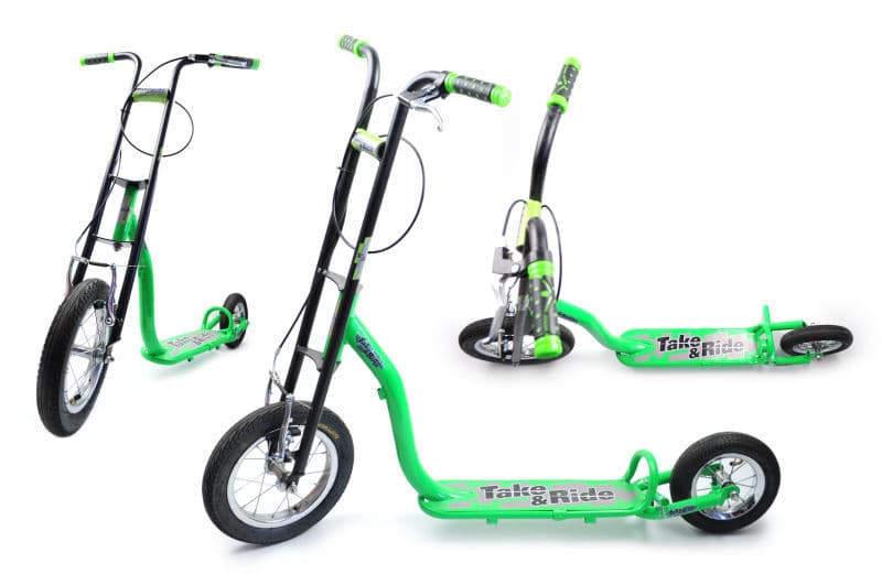 Дитячий самокат Take & Ride TR1208-SN8, малий, з новим рулем