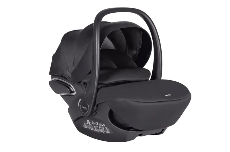 Автокрісло перенесення (бебікокон) CRL-14101 "Vega" Absolute Black i-Size 40-87см CARRELLO, фото 3