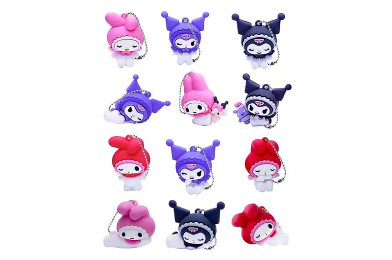 Фігурка-сюрприз HK024 «Hello Kitty» на ланцюжку, у кулі — Моя Мелоді або Куромі, фото 2