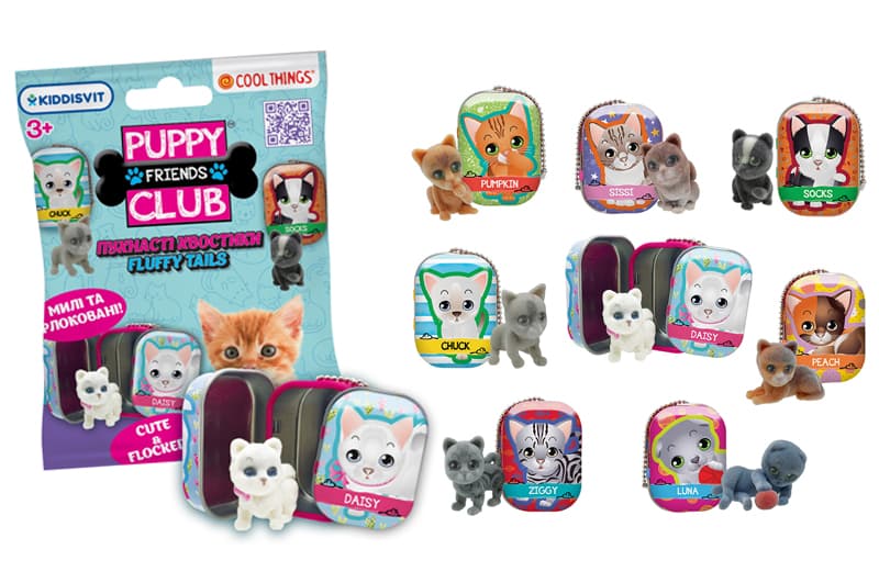 Фігурка-сюрприз PC061 серії "Puppy Club"- Пухнасті хвостики,в асортименті COOL THINGS
