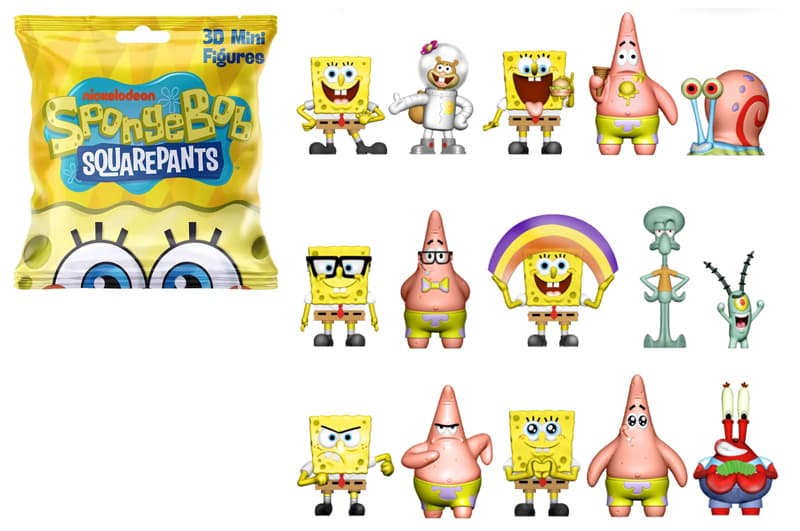 Фігурка-сюрприз Kiddisvit Губка Боб SpongeBob SquarePants SB3D-2025