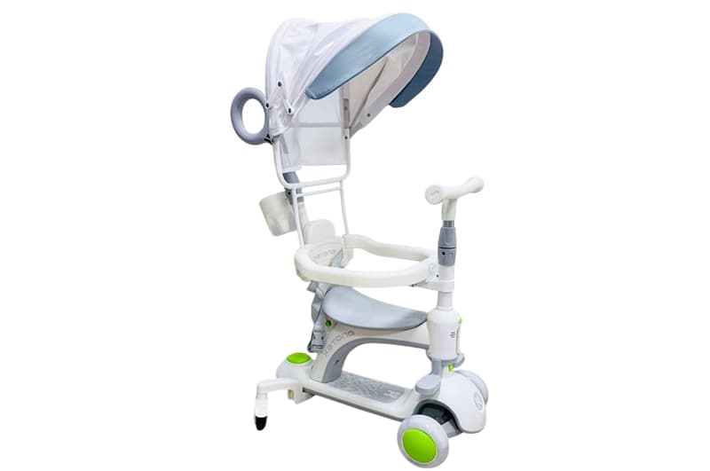 Самокат Smart Baby 669 Green трансформер з дашком Maraton
