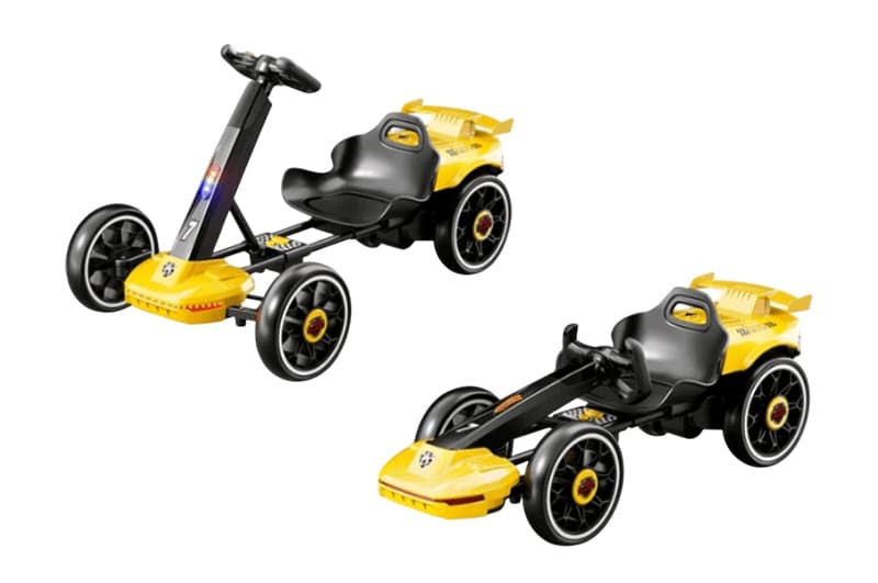 Електромобіль V-18 Formula 25 yellow з пультом, EVA-колеса, акумулятор 12V, музика Maraton, фото 2