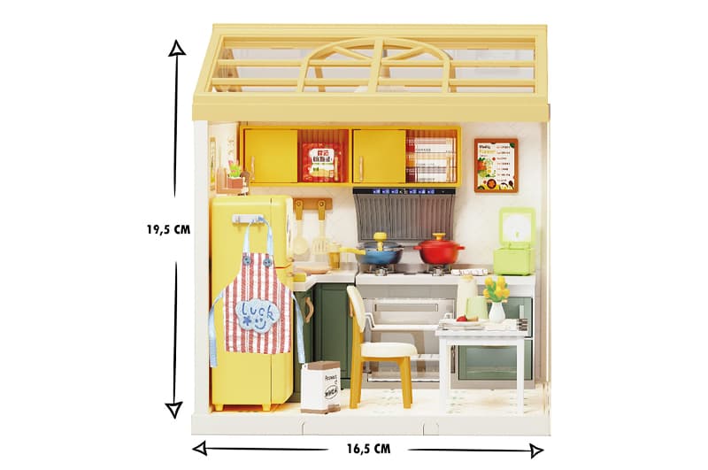 Конструктор-румбокс 8005 КУХНЯ (світло)-серії "Інтер'єр" MINI HOUSE, фото 3