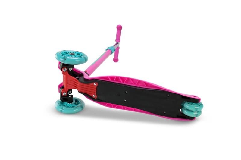 Дитячий чотириколісний самокат Barbie MAXI BH2616 зі світними PU-колесами, фото 6