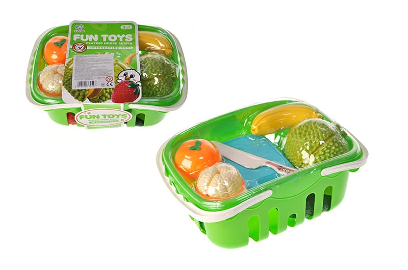 Набір продуктів 633-55 на липучках, в корзині р.24,5x16,3x11см YG Toys