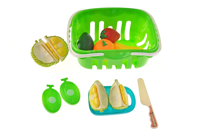 Набір продуктів 633-55 на липучках, в корзині р.24,5x16,3x11см YG Toys, фото 3