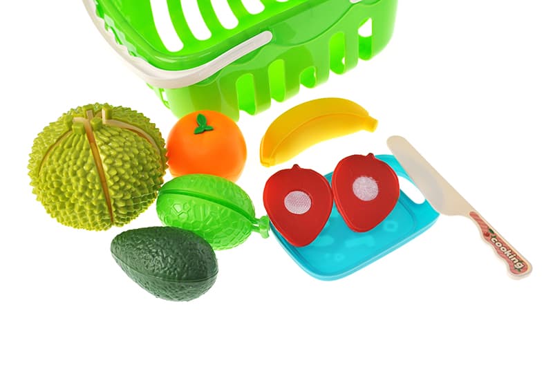 Набір продуктів 633-55 на липучках, в корзині р.24,5x16,3x11см YG Toys, фото 4
