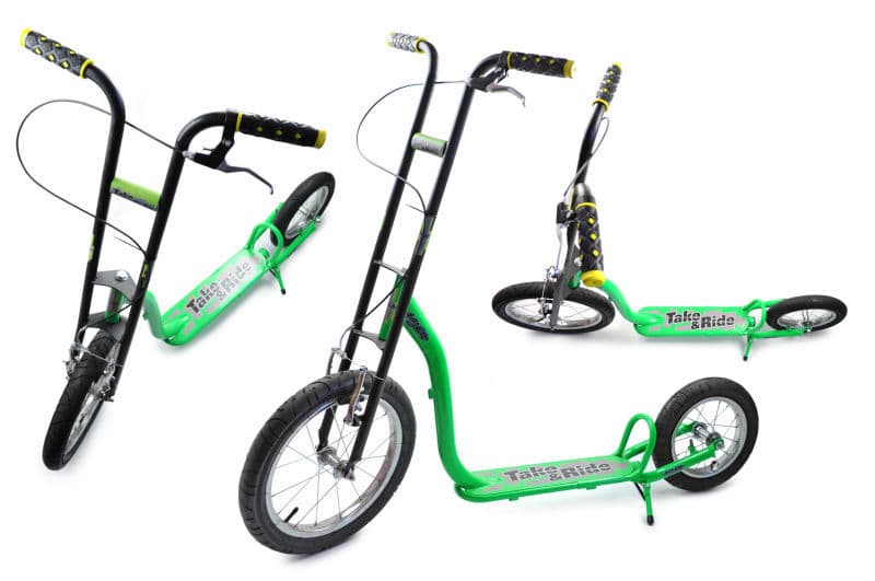 Самокат take & ride TR1210-MN8, середній, із новим кермом