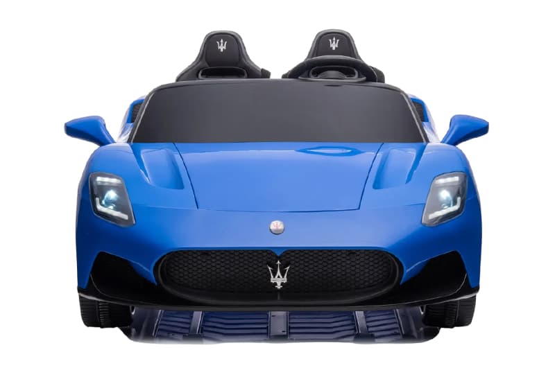 Електромобіль MASERATI S313 двомісний, шкіряні сидіння, колеса, EVA, MP3, Р/К, 12В*14АH, 4*45W, фото 2
