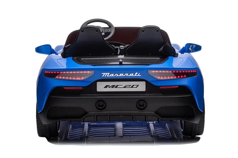 Електромобіль MASERATI S313 двомісний, шкіряні сидіння, колеса, EVA, MP3, Р/К, 12В*14АH, 4*45W, фото 7