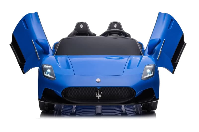 Електромобіль MASERATI S313 двомісний, шкіряні сидіння, колеса, EVA, MP3, Р/К, 12В*14АH, 4*45W, фото 4
