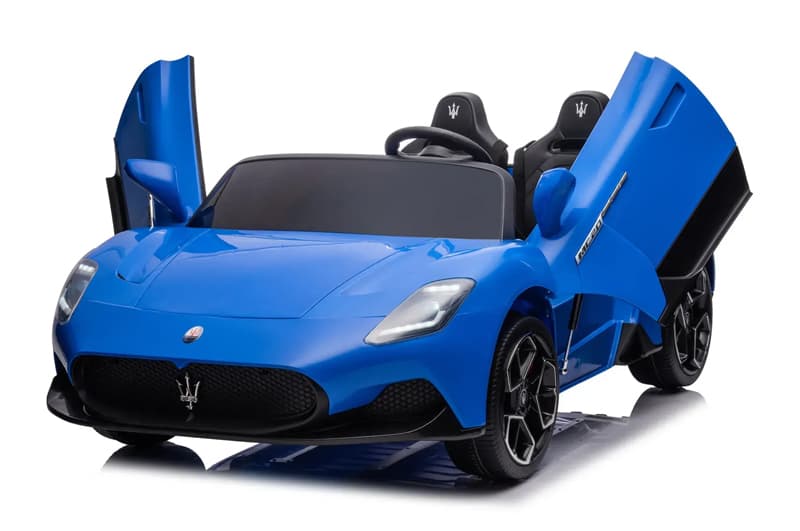 Електромобіль MASERATI S313 двомісний, шкіряні сидіння, колеса, EVA, MP3, Р/К, 12В*14АH, 4*45W, фото 8