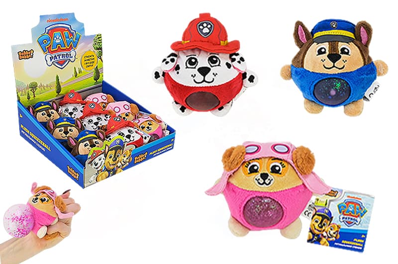 Іграшка антистрес YD2607 "Paw Patrol" 3 види, 9шт у дисплей боксі р.28x27x10 см YabbaDabba