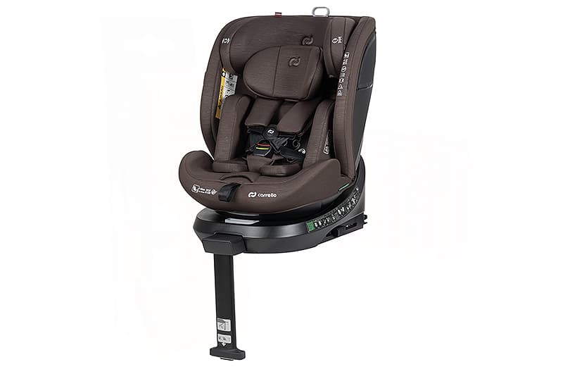 Автокрісло CRL-16002 "Octopus" Chocolate Brown i-Size 40-150см ISOFIX, поворот, опорна стійка CARRELLO