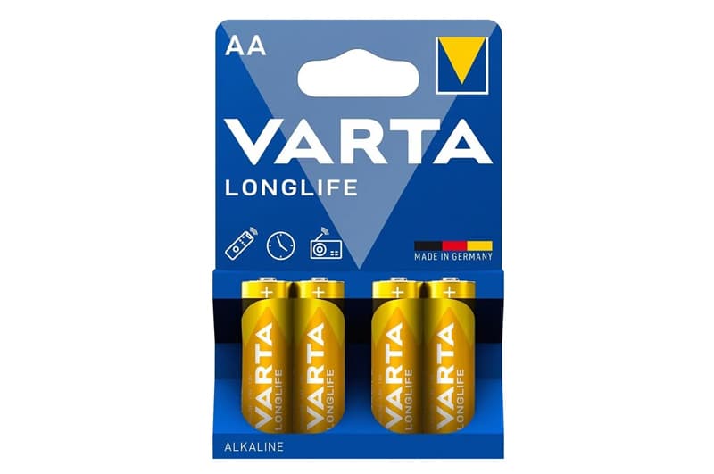 Батарейки Varta R-6 LONG LIFE alkalin 4 шт блістер