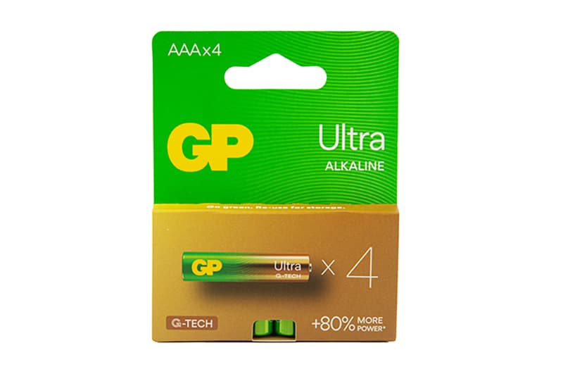 Батарейки GP 24AU LR03 Ultra Alkaline C4 4шт.