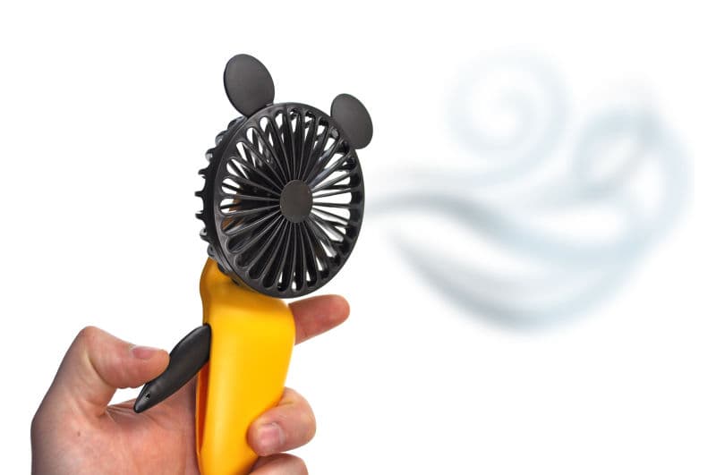 Ручний вентилятор "MICKEY" 12шт в коробці KD143 р.10*4*18см., фото 2