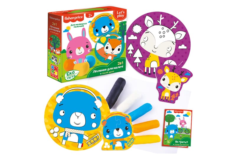 Набір для ліплення з тістом "Fisher Price. Лісові друзі" VT4502-04 VladiToys