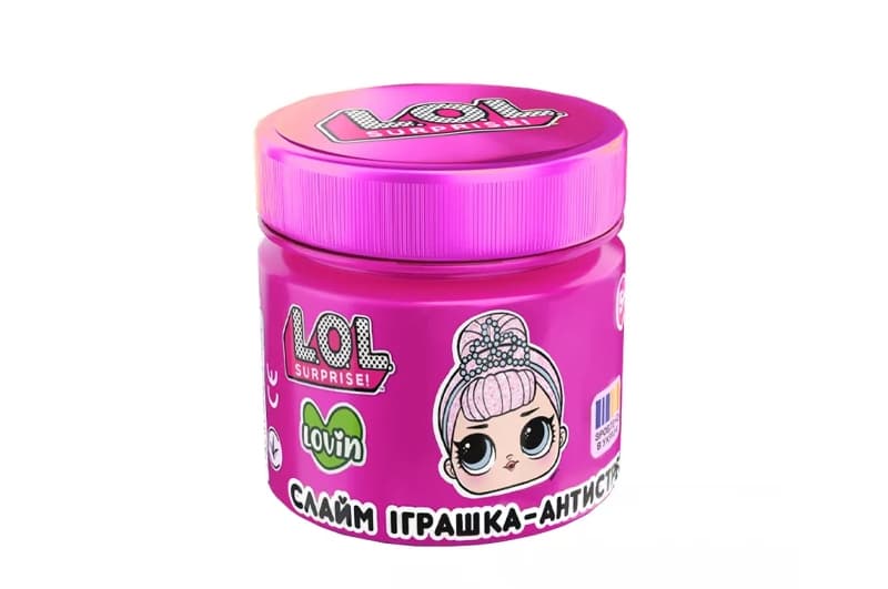 Слайм LOL80200 "L.O.L.  Crunchy slime" 210 мл LOVIN, фото 3