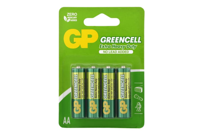 Батарейки сольові GP15G-UE4 4 шт на блістері Greencell