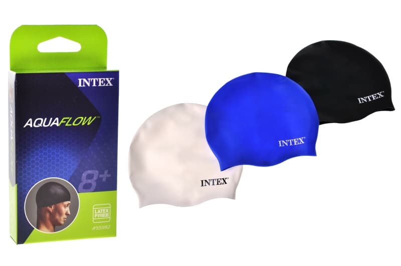 Шапочка для плавання INTEX на 8 років 3 кольори, 20 см