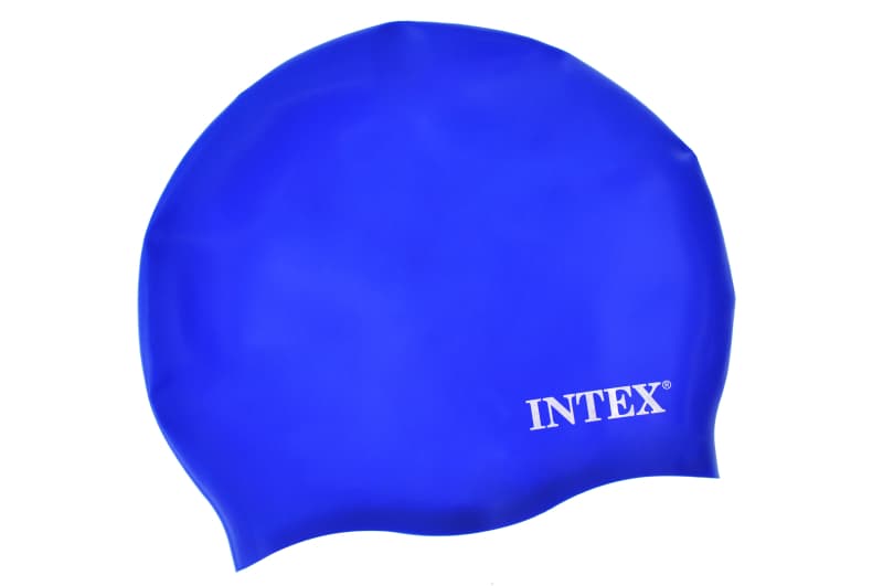Шапочка для плавання INTEX на 8 років 3 кольори, 20 см, фото 3