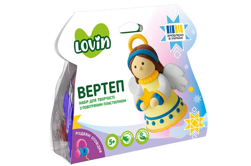 Набір для ліплення з повітряним пластиліном 7000228 "Вертеп" LOVIN, фото 8