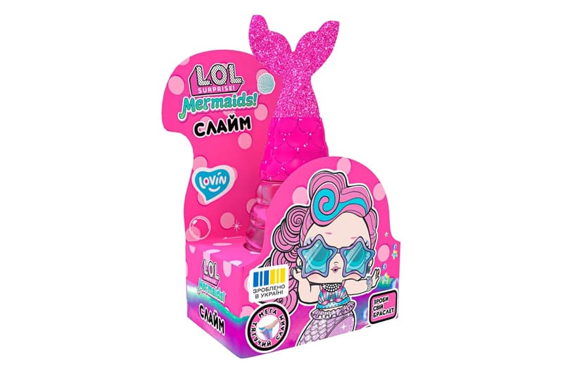 Слайм LOL80195 "L.O.L. Surprise! Русалка" рожева 250 мл LOVIN