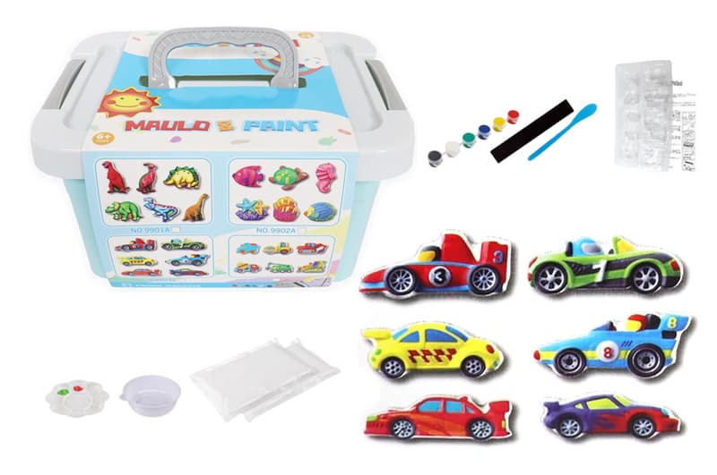 Набір для творчості YG TOYS «Барельєф. Машинки» з магнітами