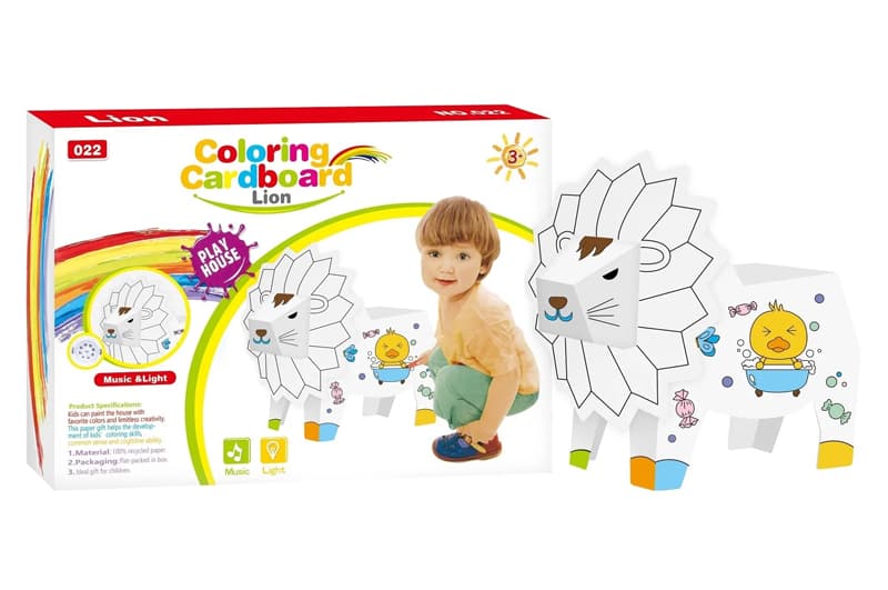 Набір для творчості YG TOYS «Розмальовка-конструктор: Лев»
