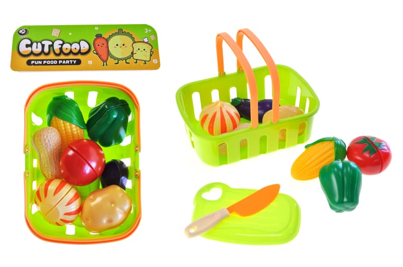 Набір продуктів в корзині WJ950 в кульку р.28x24x7см YG Toys