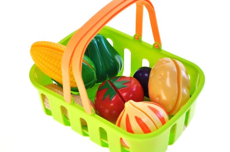 Набір продуктів в корзині WJ950 в кульку р.28x24x7см YG Toys, фото 5