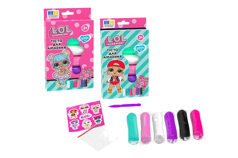 Набір для ліплення з тістом LOL41245 "L.O.L. Surprise!" 6 кольорів LOVIN