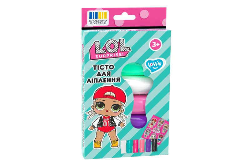 Набір для ліплення з тістом LOL41245 "L.O.L. Surprise!" 6 кольорів LOVIN, фото 4