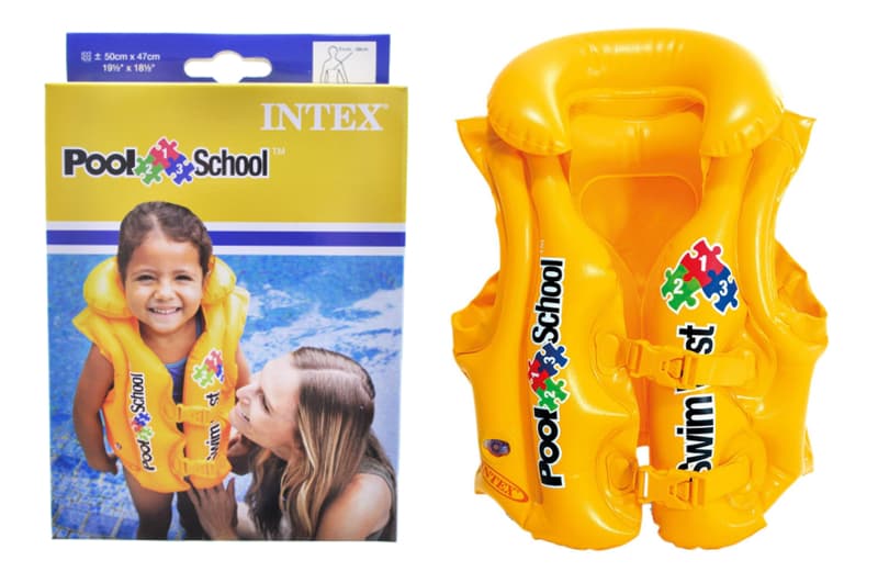 Жилет 58660 надувний в коробці р.50x47см INTEX