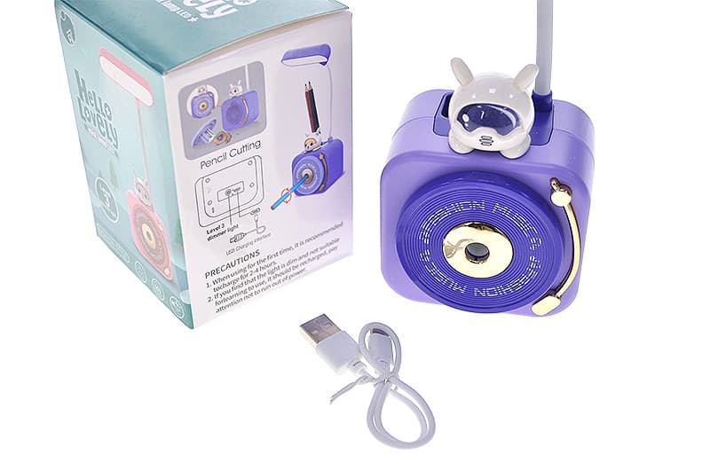 Лампа-нічник LED, 3 рівні світла, з чинкою та USB-кабелем, фото 2