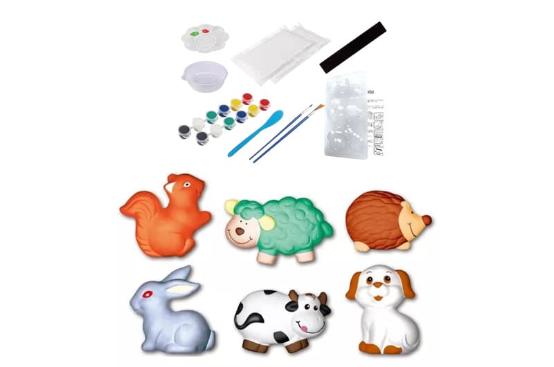 Набір для творчості «Барельєф. Тваринки» з магнітами YG TOYS, фото 2