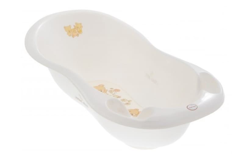 Ванночка 102 см MS-005-LUX-118 "LUX Ведмедик" біла перлина TEGA