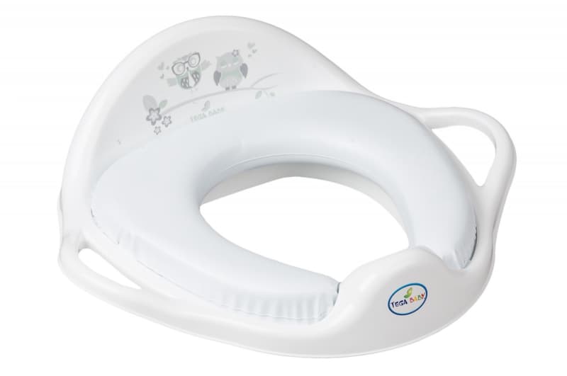 Туалетне сидіння м'яке SO-020-103 "Сова" біле TEGA